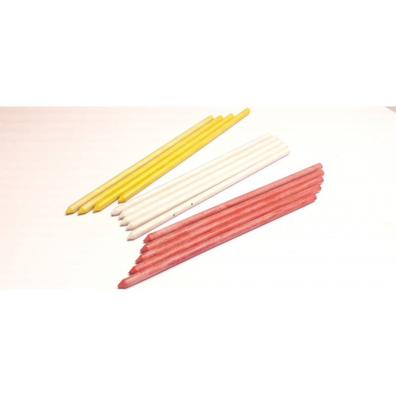 Mina de grafit pentru dat semne (alb,rosu,galben)
Lungime 89mm,diamertru 3mm
12buc/cutie. Mina de grafit pentru dat semne (alb,rosu,galben)
Lungime 89mm,diamertru 3mm
12buc/cutie.
