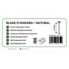 Agatatori sau conectori polipropilena natural Sterling blade standard
