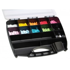 Set capse plastic multicolore - 300 bucati