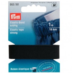 Elastic strong negru - 18 mm/1m