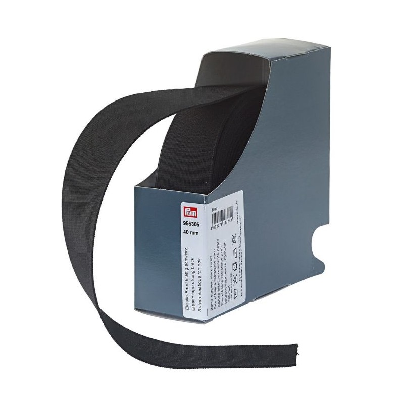 Elastic strong negru - 40 mm/10m