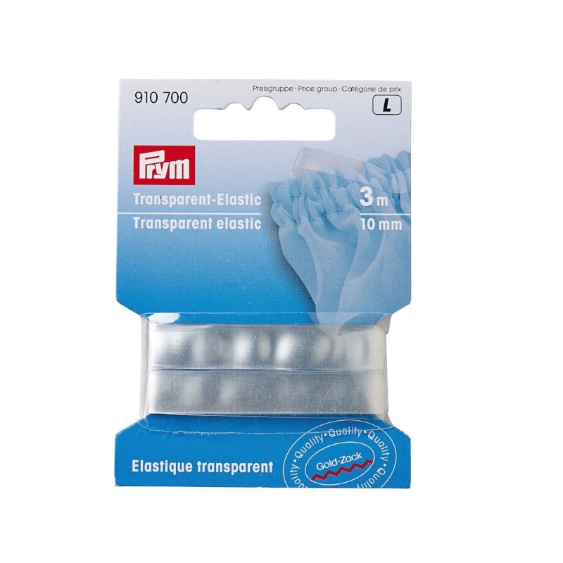 Elastic transparent - 10 mm/3m