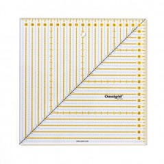 Rigla cu design grafic pentru croitorie - 20x20 cm