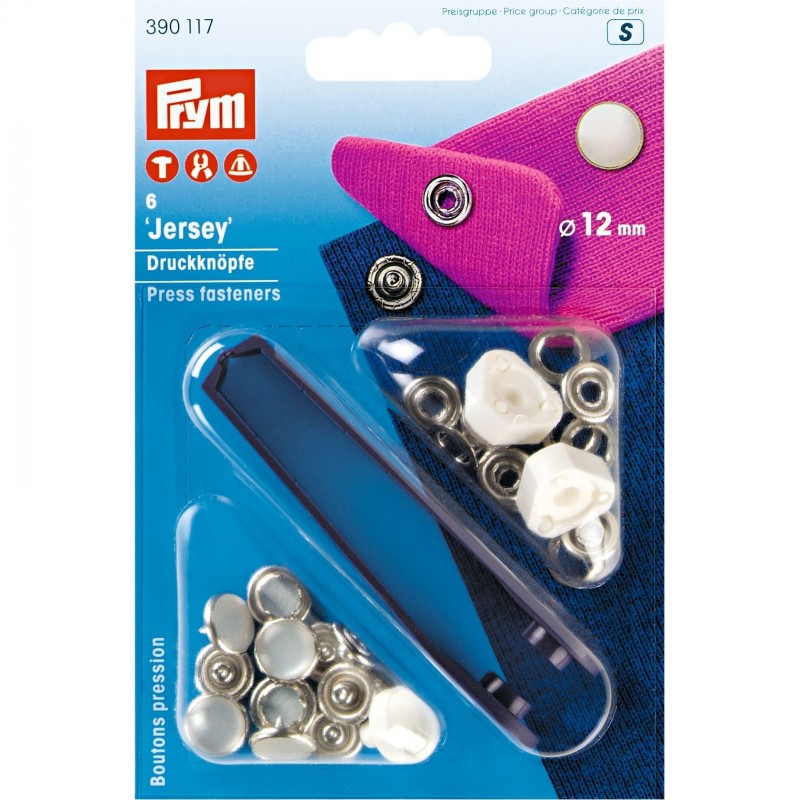 Capse Jersey metalice pentru tricot