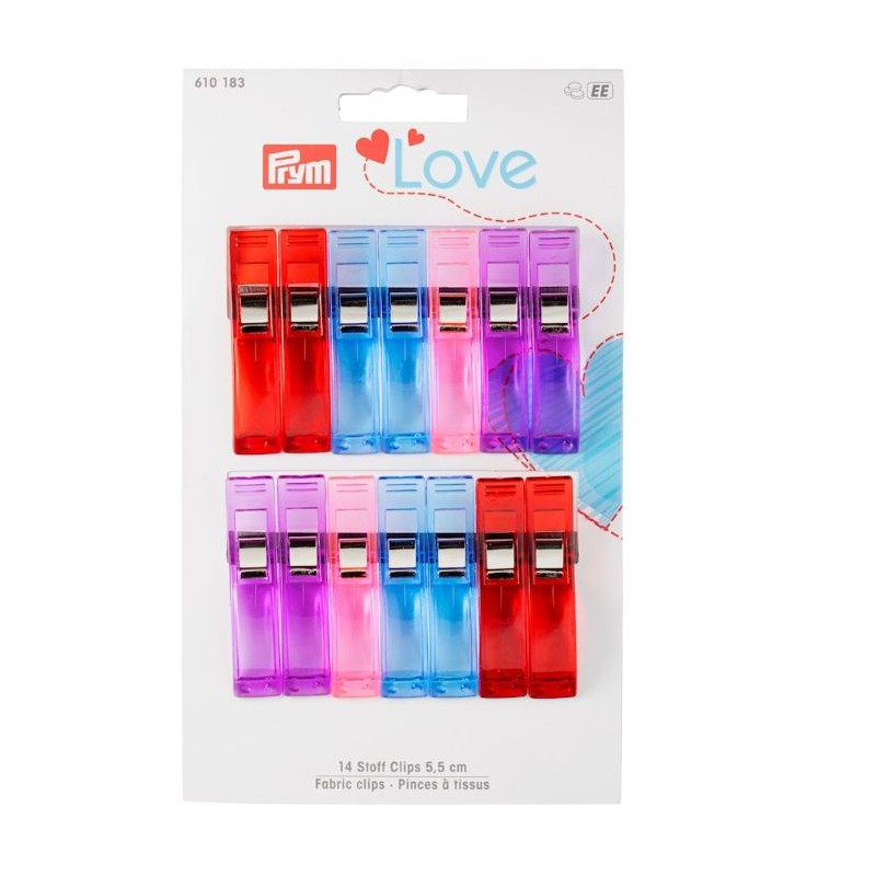 Set clipsuri fixare tipare pentru textile - 14 buc
