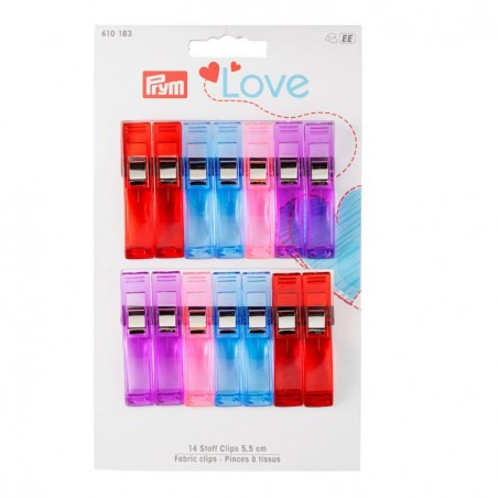 Set clipsuri fixare tipare pentru textile - 14 buc