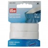 Elastic soft din velur, alb - 15 mm/1 m