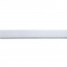 Elastic soft din velur, alb - 15 mm/1 m