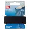 Elastic soft din velur, negru - 25 mm/1 m