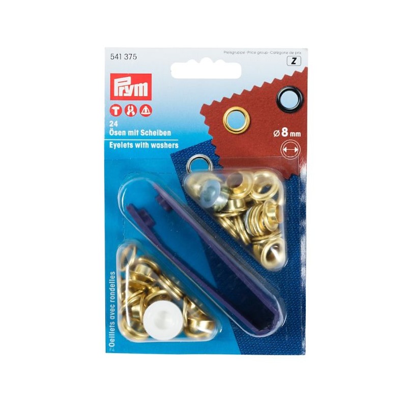 Set ocheti auriu cu dispozitiv de atasare - 8 mm