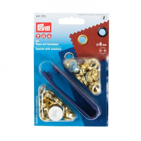 Set ocheti auriu cu dispozitiv de atasare - 8 mm