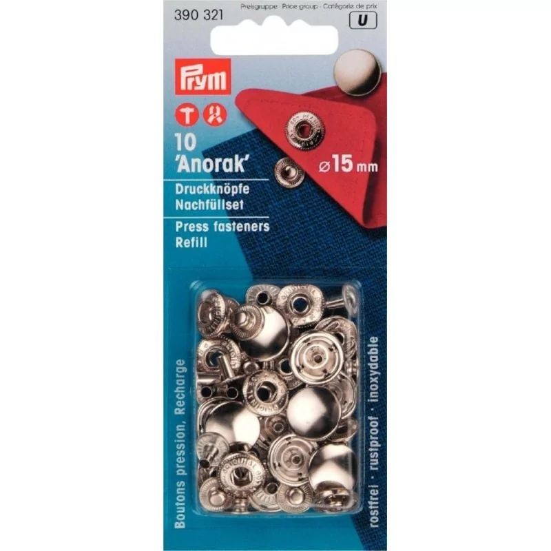Set capse metalice - 15 mm Set capse metalice - 15 mm