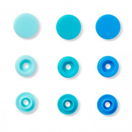Set capse plastic - albastru