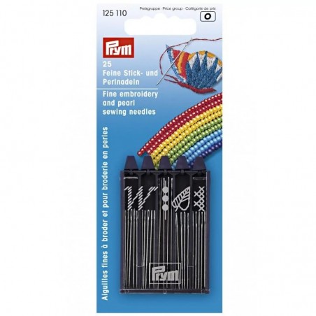 Set ace broderie si cusut perle