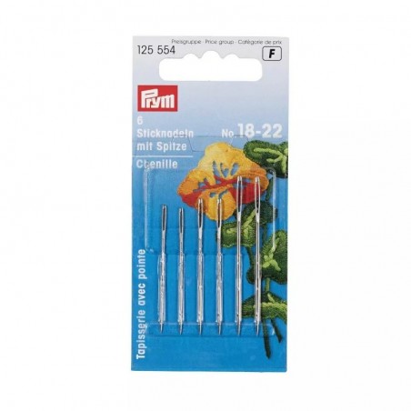 Set ace cu varf ascutit si cap mare - nr. 18-22
