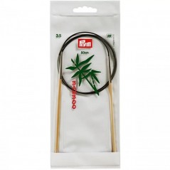 Andrele circulare bambus - 3.5 mm/80 cm