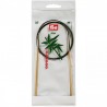 Andrele circulare bambus - 3.5 mm/80 cm