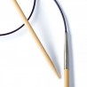 Andrele circulare bambus - 3 mm/80 cm