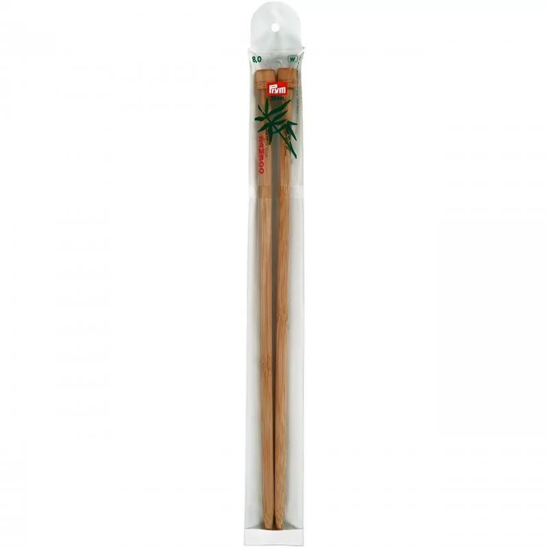 Andrele drepte bambus - 8 mm/33 cm