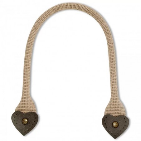 Maner polyester si piele ecologica pentru posete - 45 cm