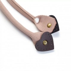 Maner polyester si piele ecologica pentru posete - 45 cm