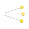 Set ace de gamalie cap plat floare - 5 cm