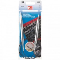 Andrele circulare metalice brilliant - 10 mm/80 cm