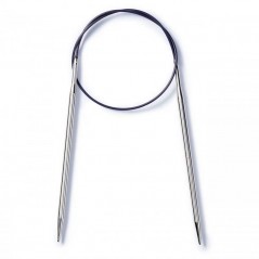 Andrele circulare metalice brilliant - 10 mm/80 cm