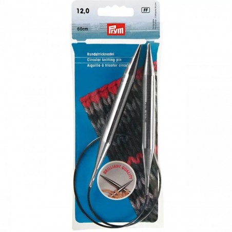 Andrele circulare metalice brilliant - 12 mm/60 cm