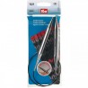 Andrele circulare metalice brilliant - 12 mm/60 cm