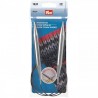 Andrele circulare metalice brilliant - 12 mm/80 cm