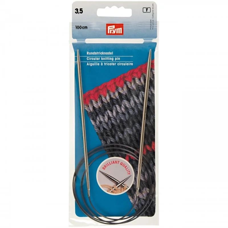 Andrele circulare metalice brilliant - 3.5 mm/100 cm