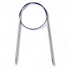 Andrele circulare metalice brilliant - 3.5 mm/60 cm
