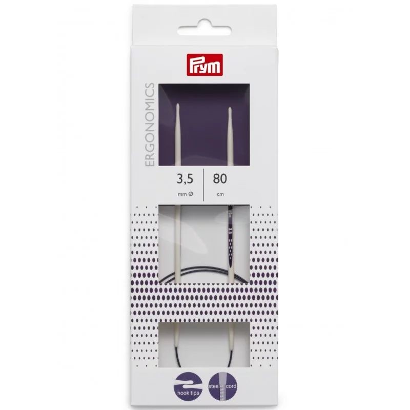 Andrele circulare ergonomice - 3.5 mm/80 cm