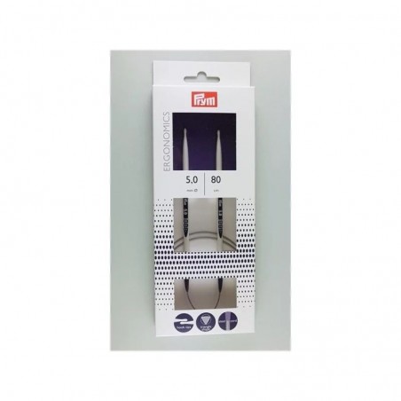 Andrele circulare ergonomice - 5 mm/80 cm
