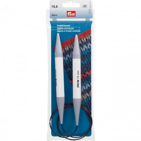 Andrele circulare plastic - 15 mm/80 cm