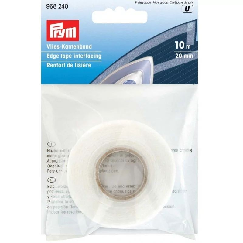 Banda termoadeziva pentru finisare margini haine - 20 mm/10 m Banda termoadeziva pentru finisare margini haine - 20 mm/10 m