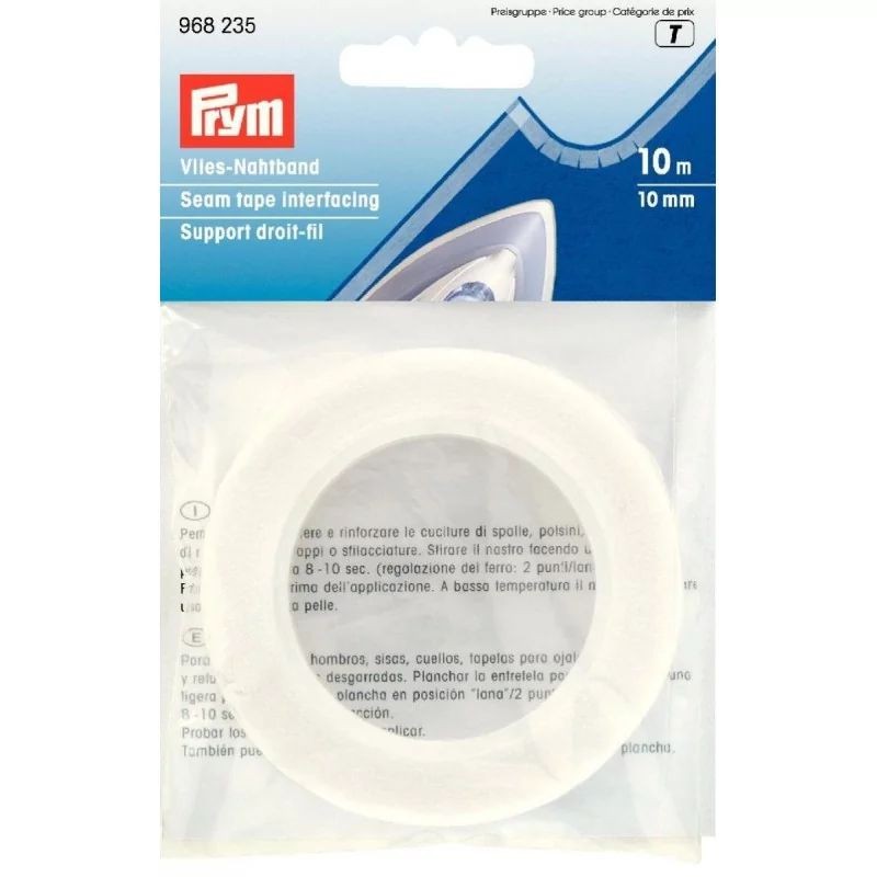 Banda termoadeziva pentru finisare margini haine - 10 mm/10 m Banda termoadeziva pentru finisare margini haine - 10 mm/10 m