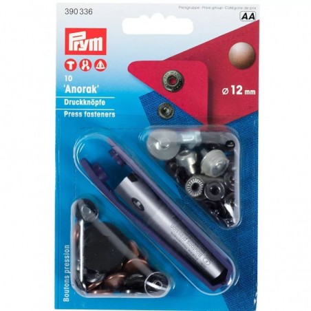Set capse metalice - 12 mm