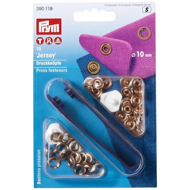 Set capse metalice cupru - 10 mm