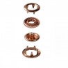 Set capse metalice cupru - 10 mm