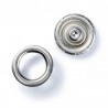 Set capse metalice argintiu - 10 mm