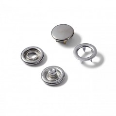 Set capse metalice refill argintiu - 10 mm