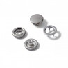 Set capse metalice refill argintiu - 10 mm