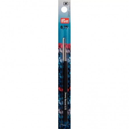 Croseta metalica cu maner moale - 0.75 mm/12 cm