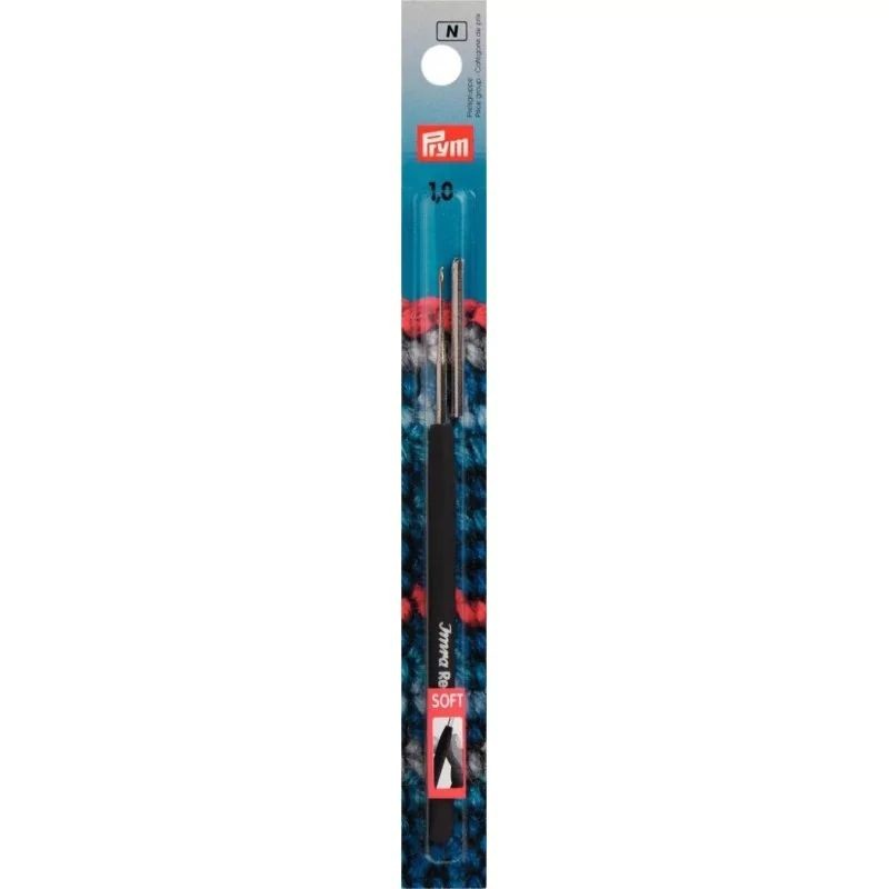 Croseta metalica cu maner moale - 1 mm/12 cm