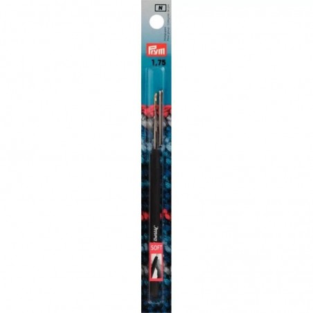 Croseta metalica cu maner moale - 1.75 mm/12 cm
