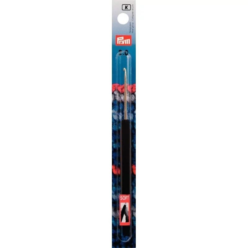 Croseta metalica cu maner moale - 2 mm/14 cm