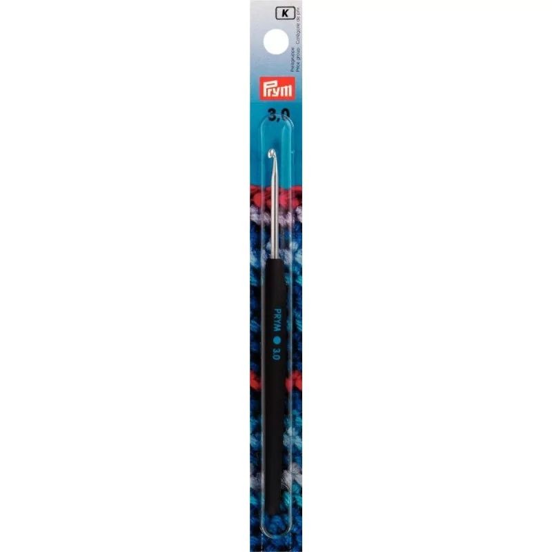 Croseta metalica cu maner moale - 3 mm/14 cm