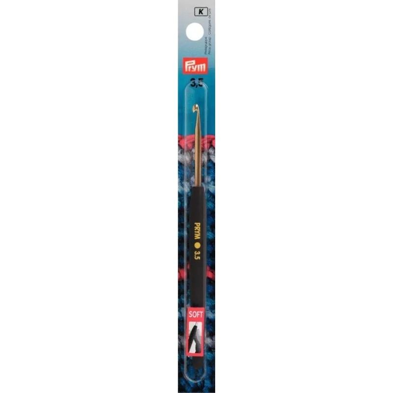 Croseta metalica cu maner moale - 3.5 mm/14 cm
